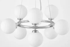 LAMPADA A SOSPENSIONE MODERNA CROMO MARSIADA W9