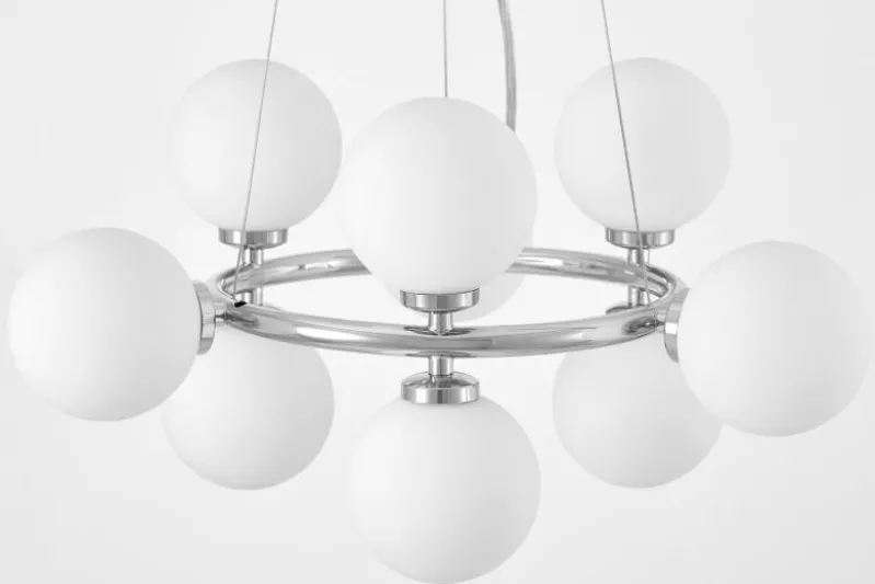 LAMPADA A SOSPENSIONE MODERNA CROMO MARSIADA W9