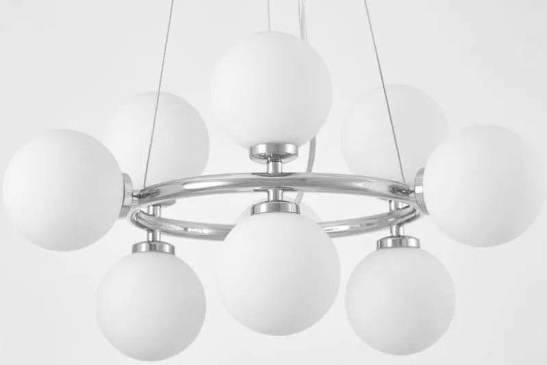 LAMPADA A SOSPENSIONE MODERNA CROMO MARSIADA W9