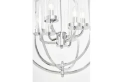 LAMPADA A SOSPENSIONE MODERNA CROMO MEGI W6