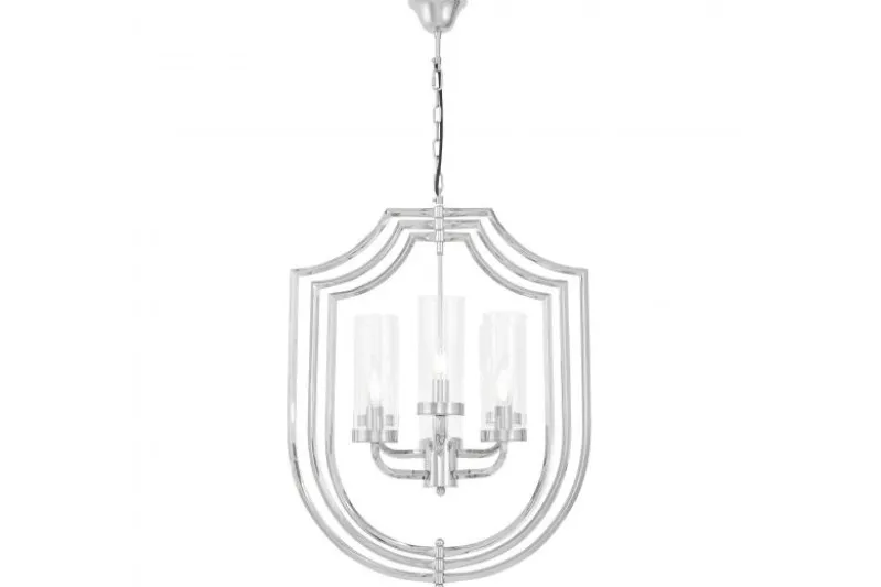 LAMPADA A SOSPENSIONE MODERNA CROMO MEGI W6