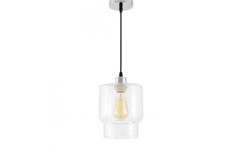 LAMPADA A SOSPENSIONE MODERNA CROMO, MORO 1C