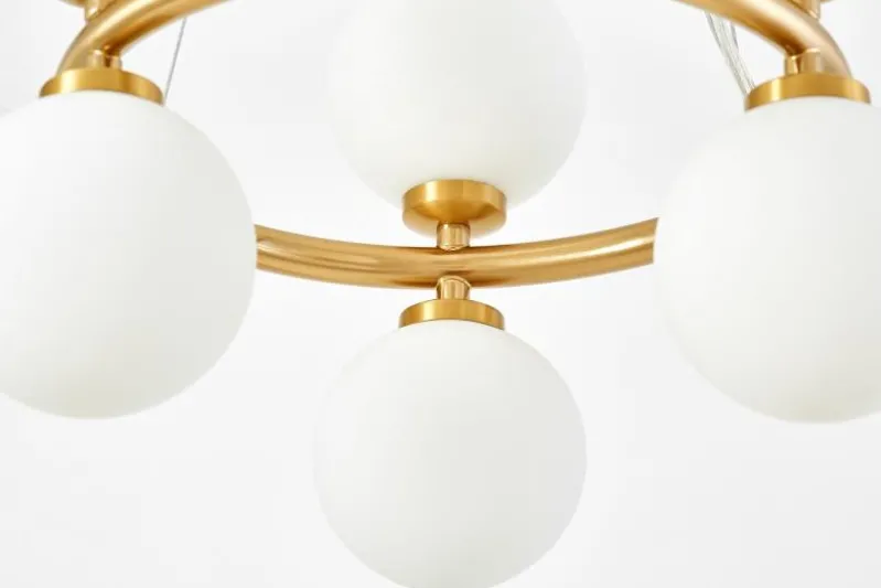 LAMPADA A SOSPENSIONE MODERNA IN OTTONE MARSIADA W9