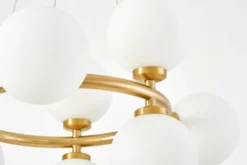 LAMPADA A SOSPENSIONE MODERNA IN OTTONE MARSIADA W9