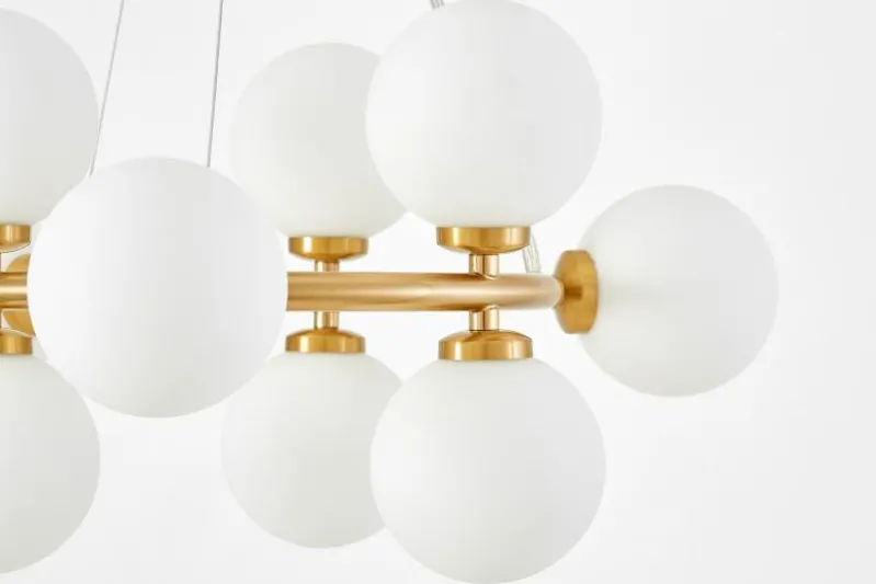 LAMPADA A SOSPENSIONE MODERNA IN OTTONE MARSIADA W9