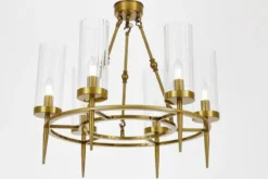 LAMPADA A SOSPENSIONE MODERNA IN OTTONE MORATTI W6