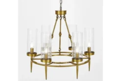LAMPADA A SOSPENSIONE MODERNA IN OTTONE MORATTI W6