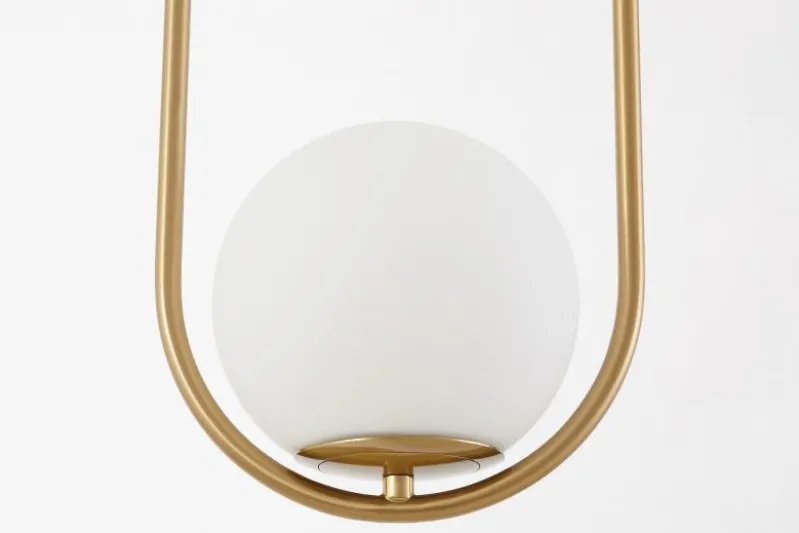 LAMPADA A SOSPENSIONE MODERNA IN OTTONE VERO 1B
