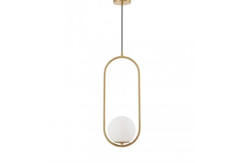LAMPADA A SOSPENSIONE MODERNA IN OTTONE VERO 1B