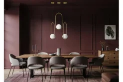 LAMPADA A SOSPENSIONE MODERNA IN OTTONE VERO 1B