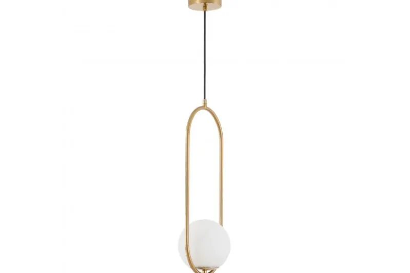 LAMPADA A SOSPENSIONE MODERNA IN OTTONE VERO 1B