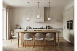 LAMPADA A SOSPENSIONE MODERNA IN OTTONE VERO 1B