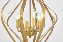 LAMPADA A SOSPENSIONE MODERNA IN OTTONE ZEWA W6