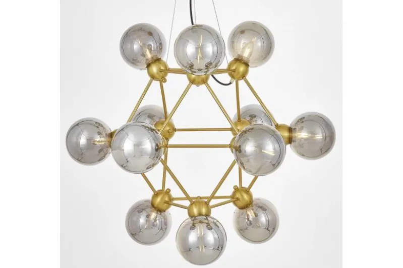 LAMPADA A SOSPENSIONE MODERNA IN OTTONE ZODIAC NEO
