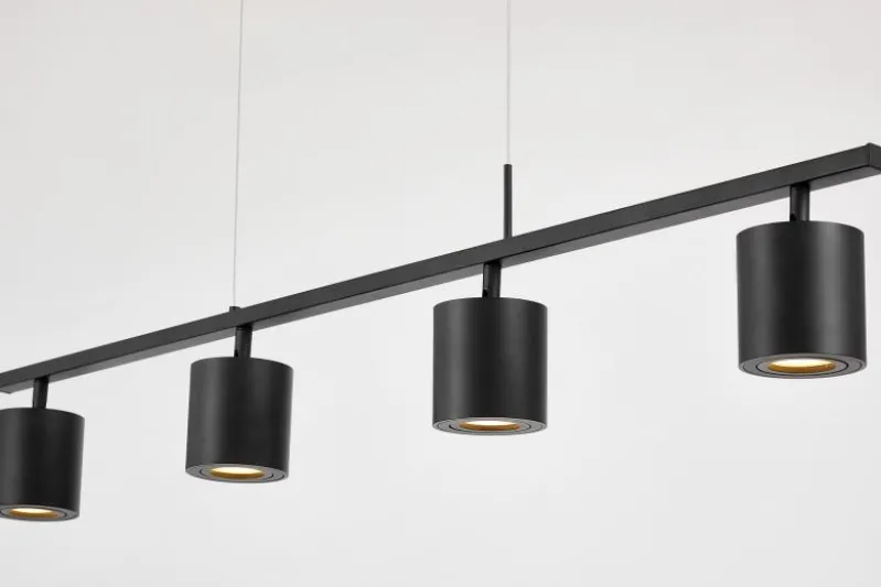 LAMPADA A SOSPENSIONE MODERNA NERA BOLT W4