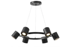 LAMPADA A SOSPENSIONE MODERNA NERA BOLT W6
