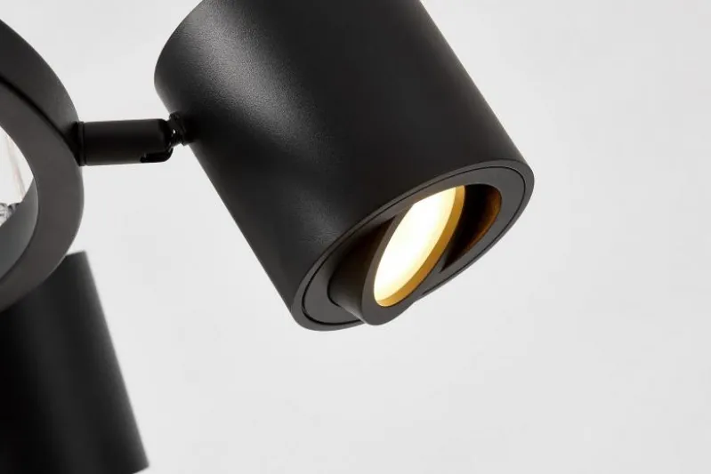 LAMPADA A SOSPENSIONE MODERNA NERA BOLT W6