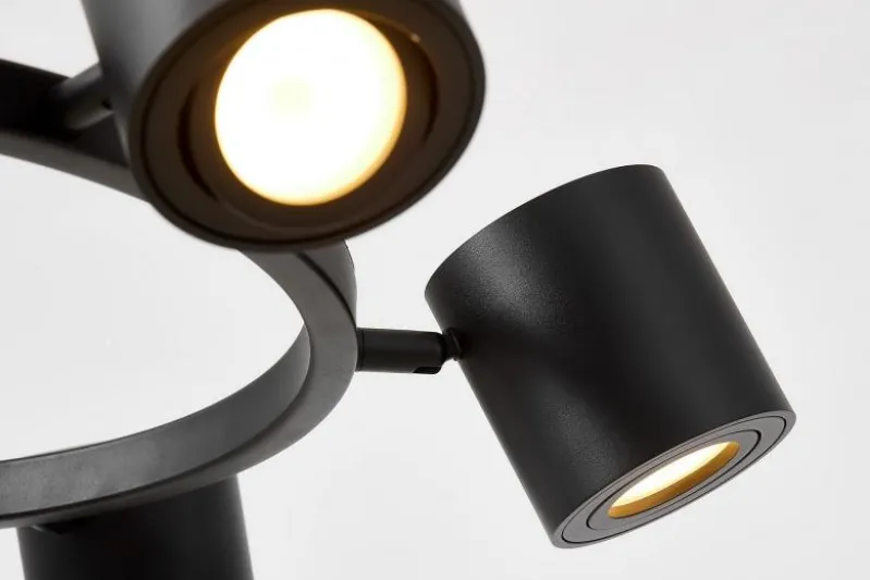 LAMPADA A SOSPENSIONE MODERNA NERA BOLT W6