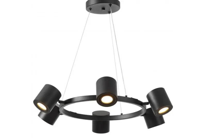 LAMPADA A SOSPENSIONE MODERNA NERA BOLT W6