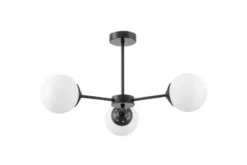 LAMPADA A SOSPENSIONE MODERNA NERA FINO RING W3