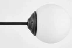 LAMPADA A SOSPENSIONE MODERNA NERA FINO RING W3