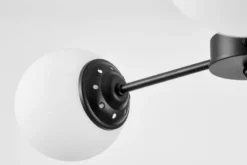 LAMPADA A SOSPENSIONE MODERNA NERA FINO RING W3