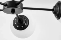 LAMPADA A SOSPENSIONE MODERNA NERA FINO RING W5
