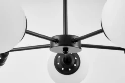 LAMPADA A SOSPENSIONE MODERNA NERA FINO RING W5