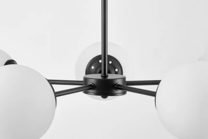 LAMPADA A SOSPENSIONE MODERNA NERA FINO RING W5