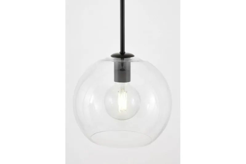 LAMPADA A SOSPENSIONE MODERNA NERA HALO W1