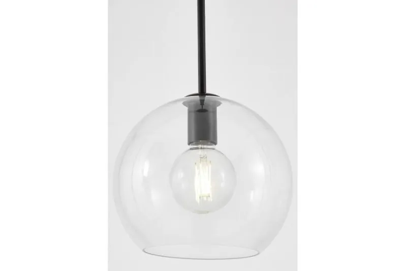 LAMPADA A SOSPENSIONE MODERNA NERA HALO W1