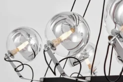 LAMPADA A SOSPENSIONE MODERNA NERA MARSEO PRO W8