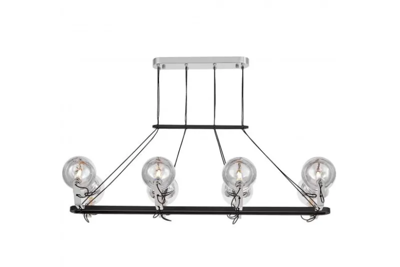 LAMPADA A SOSPENSIONE MODERNA NERA MARSEO PRO W8