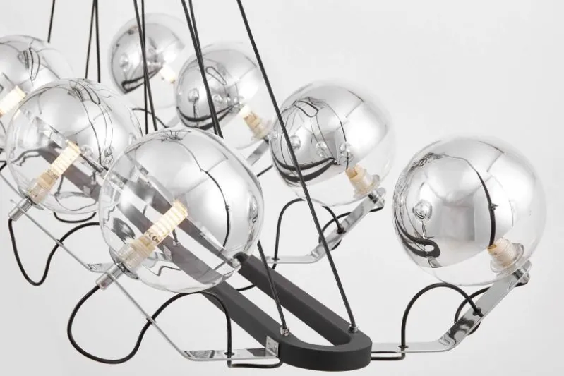 LAMPADA A SOSPENSIONE MODERNA NERA MARSEO PRO W8