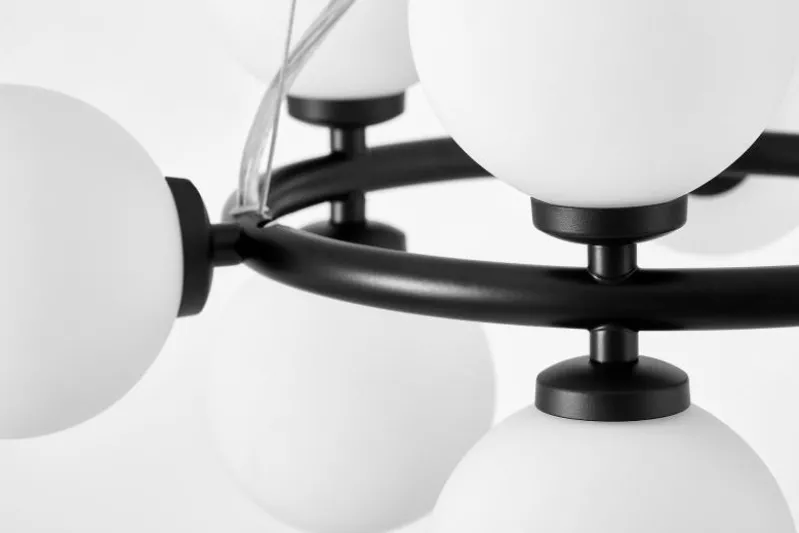LAMPADA A SOSPENSIONE MODERNA NERA MARSIADA W9