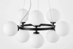 LAMPADA A SOSPENSIONE MODERNA NERA MARSIADA W9