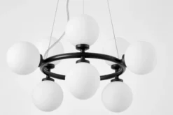 LAMPADA A SOSPENSIONE MODERNA NERA MARSIADA W9