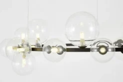 LAMPADA A SOSPENSIONE MODERNA NERA MERIDO W24
