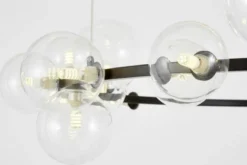 LAMPADA A SOSPENSIONE MODERNA NERA MERIDO W24