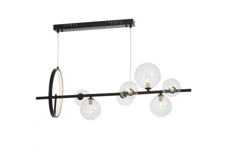 LAMPADA A SOSPENSIONE MODERNA NERA MERIDO W7