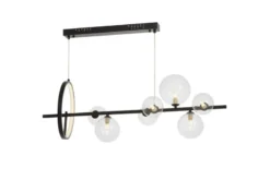 LAMPADA A SOSPENSIONE MODERNA NERA MERIDO W9