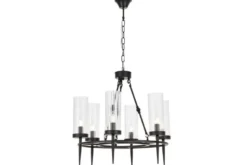 LAMPADA A SOSPENSIONE MODERNA NERA MORATTI W6