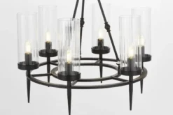 LAMPADA A SOSPENSIONE MODERNA NERA MORATTI W6