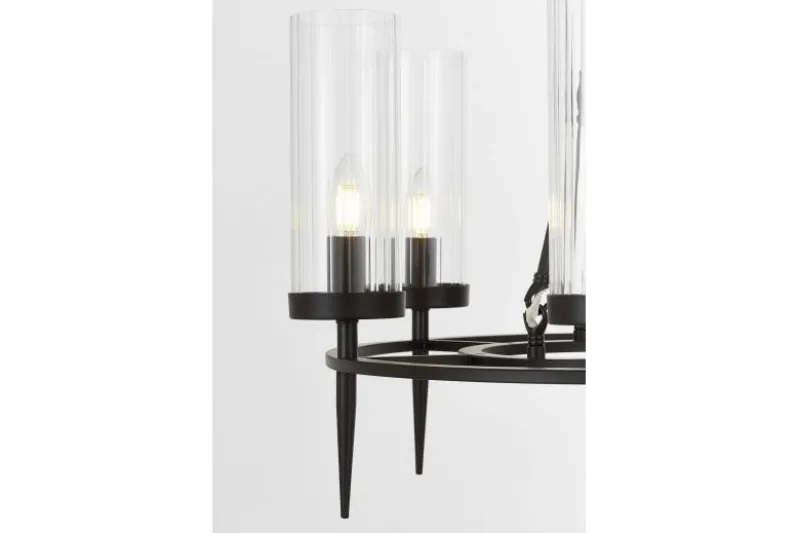 LAMPADA A SOSPENSIONE MODERNA NERA MORATTI W6