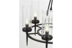 LAMPADA A SOSPENSIONE MODERNA NERA MORATTI W6