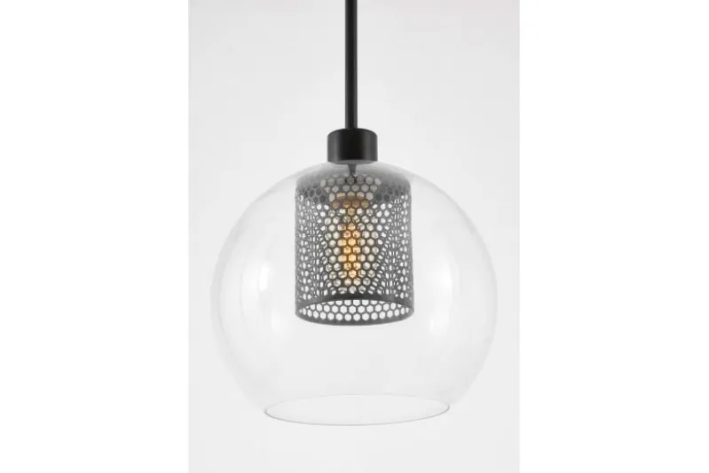 LAMPADA A SOSPENSIONE MODERNA NERA NET W1