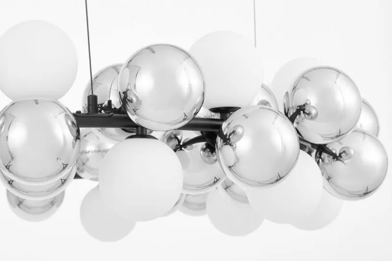 LAMPADA A SOSPENSIONE MODERNA NERA SAONA W60