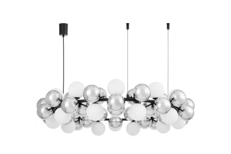 LAMPADA A SOSPENSIONE MODERNA NERA SAONA W60