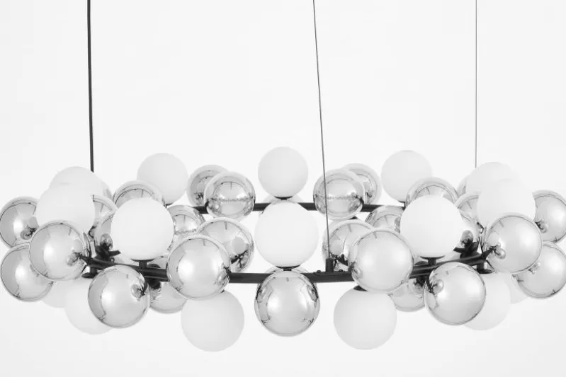 LAMPADA A SOSPENSIONE MODERNA NERA SAONA W60