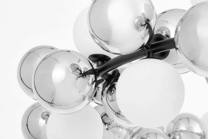 LAMPADA A SOSPENSIONE MODERNA NERA SAONA W60